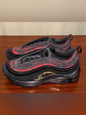 Nike Air Max 97 SE Tartan Black/Red/Plaid AV8220-001  Plaid  Women’s 6